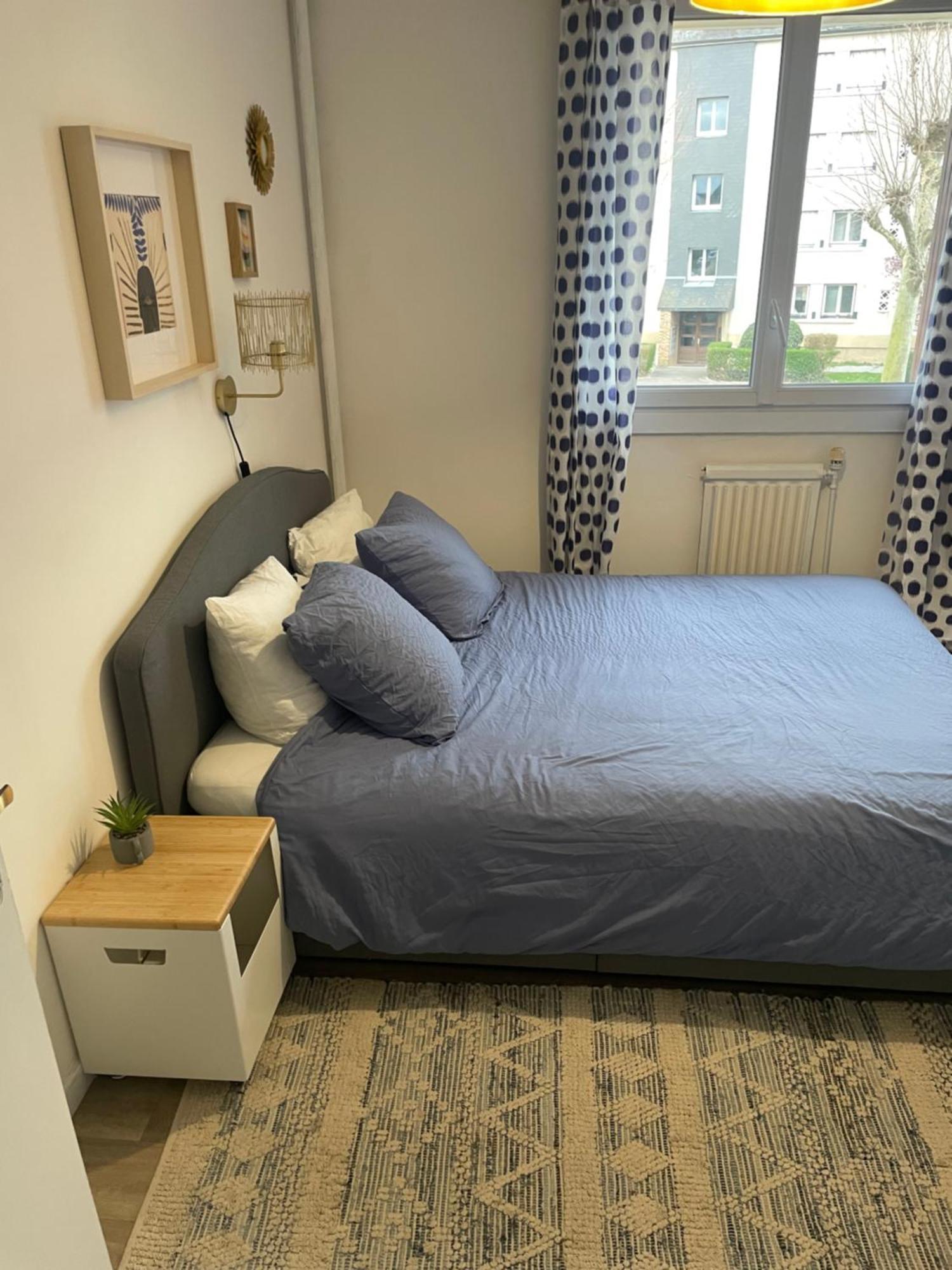 Bel Appartement Spacieux ,Convivial De 3 Chambres Avec Parking Prive Secure Caen Exteriér fotografie